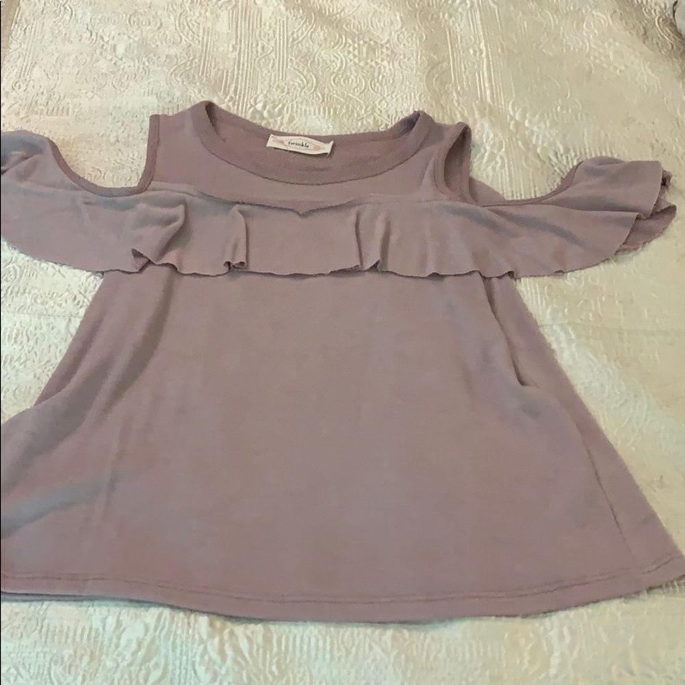 Girls Shoulder Cut Out Top